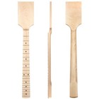Electric Guitar Neck Paddle Head Maple 22 Frets Blank Headstock Unfinished